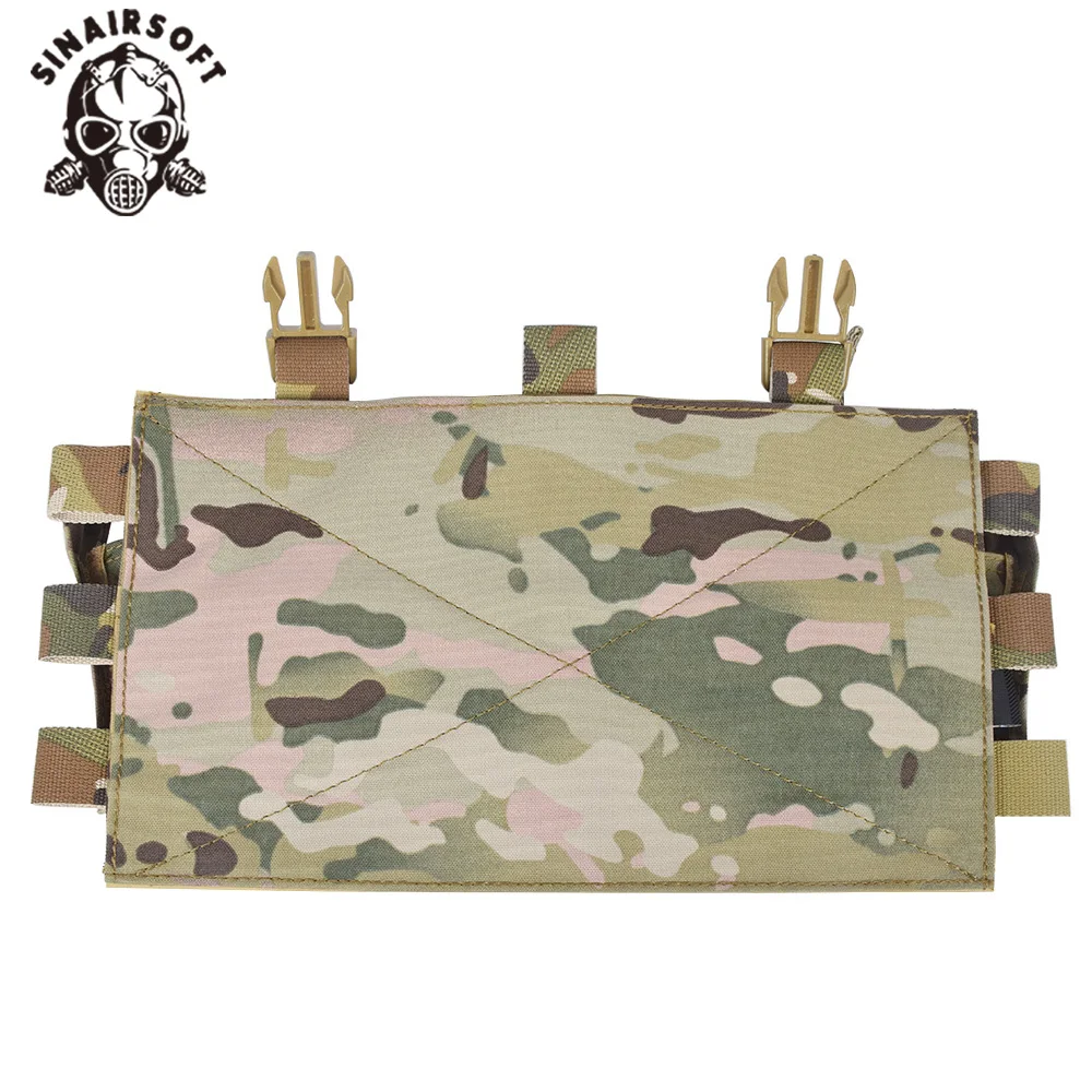 SINAIRSOFT-plataforma de pecho táctica 5,56, bolsa de revista con cartel Compatible, bolsa Mag multicamuflaje de nailon para chaleco de caza de Paintball Airsoft - imagen 3
