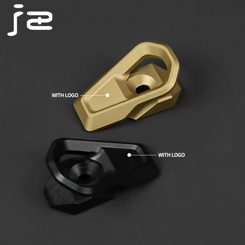 Eslinga táctica de aluminio con hebilla QD, sistema de conexión MLOK adecuado, correa para el hombro, anillo de elevación, accesorios de Base de conexión de Metal - imagen 2
