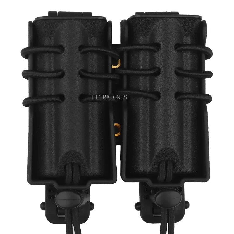 Bolsas de munición dobles de 9MM para caza al aire libre, Airsoft, Molle, Mag Carrier, Paintball Cs - imagen 4