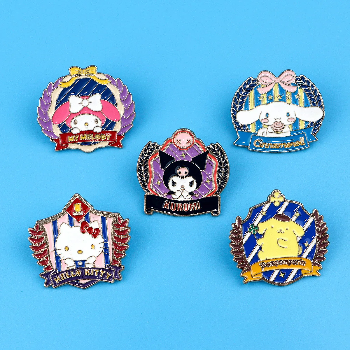 Alfileres esmaltados de gato bonito, broche para mujer en ropa, insignias de Metal de dibujos animados de Anime, alfileres de solapa para mochilas, accesorios de joyería