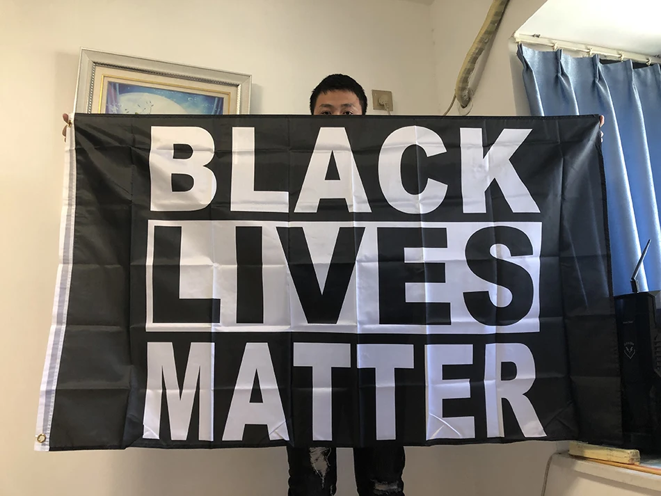 BANDERA DE SKY, envío gratis, bandera BLM, 90x150cm, bandera de EE. UU., bandera de Black Lives Matter, BLM Peace Protest, pancarta colgante de poliéster para exteriores