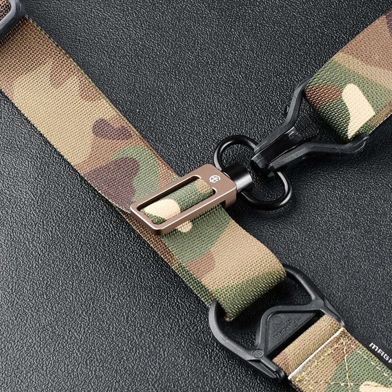 WADSN-Adaptador de conversión de eslinga QD Convertible, táctico, 2 a 1 punto, 1 pulgada/1,25 pulgadas, Metal M4 AR15, accesorios MS12 - imagen 2