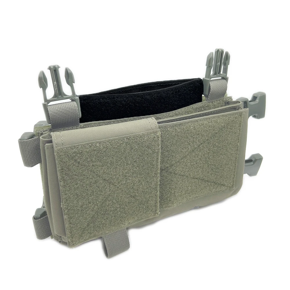 Chaleco táctico, aparejo de pecho multiusos, bolsa de expansión de administrador, gancho, bucle, bolsillo oculto, almacenamiento, accesorios para chaleco de caza Airsoft - imagen 5