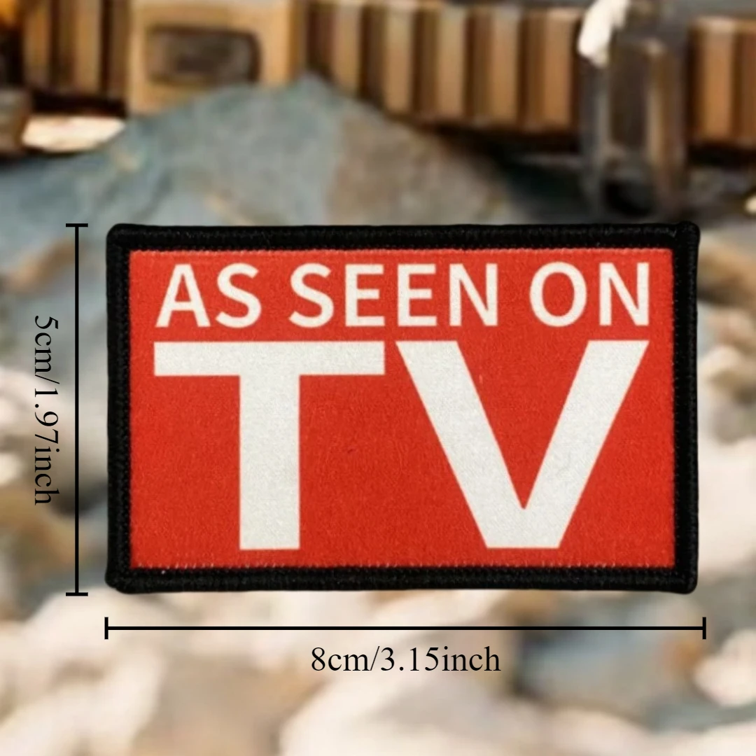 AS SEEN ON TV-Parche militar táctico divertido, insignia de moral impresa, brazalete con gancho y bucle, mochila para exteriores, pegatina para sombrero - imagen 2