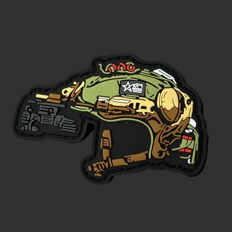 Parche para casco táctico, insignia de moral militar, gancho y bucle de PVC, mochila, ropa, accesorios decorativos, pegatina, brazalete - imagen 2
