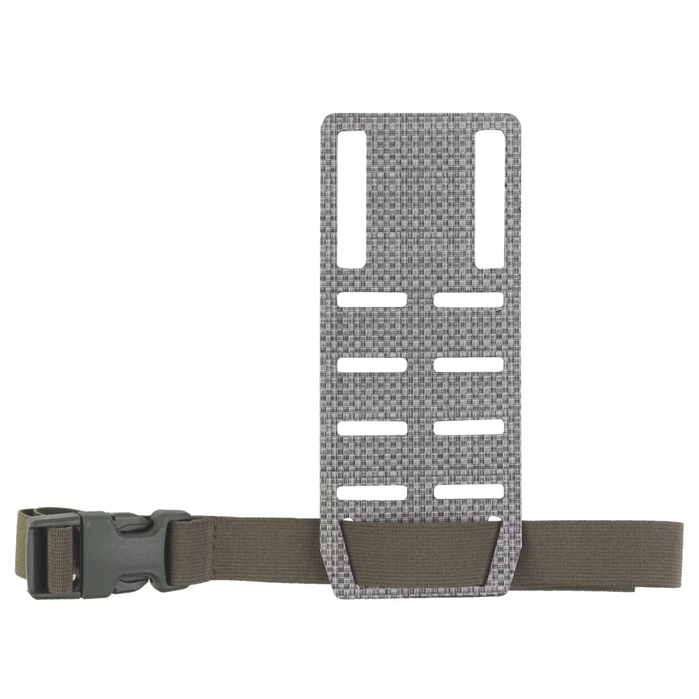 Adaptador de funda para sistema MOLLE con plataforma de pierna caída, adaptador de bolsa magnética ligera Modular táctica para cinturón de entrenamiento de tiro - imagen 5