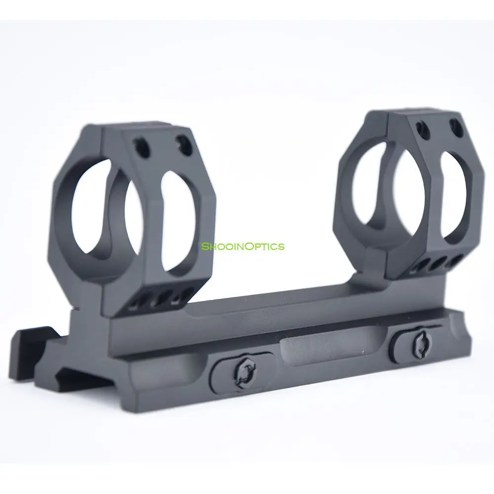 Shooin Riflescope Anillo de tubo de 30 mm Base de montaje en riel integrada de 21 mm para mira telescópica de rifle de caza - imagen 3