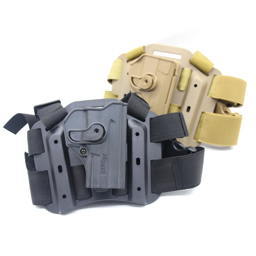 Adpater de funda para muslo de caza con plataforma de pierna caída táctica para Beretta PX4 SIG Sauer P226 P229, accesorios para funda de pistola con pierna caída - imagen 4