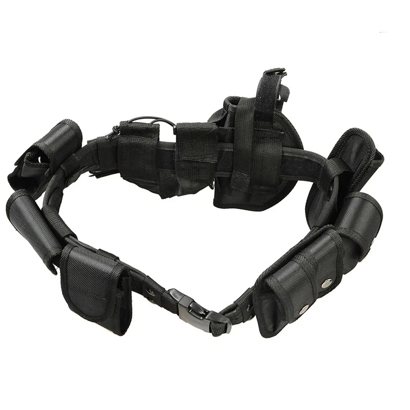 Cinturón de caza al aire libre, equipo de seguridad de servicio de entrenamiento, juego de diez piezas, cinturón de accesorios, cinturón de nailon multifuncional - imagen 5