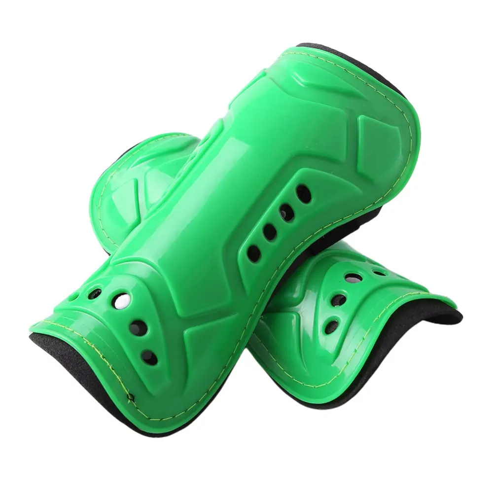 Espinilleras de fútbol para niños y adultos, protectores de piernas de polietileno duro para prevenir injuria, 1 par - imagen 2