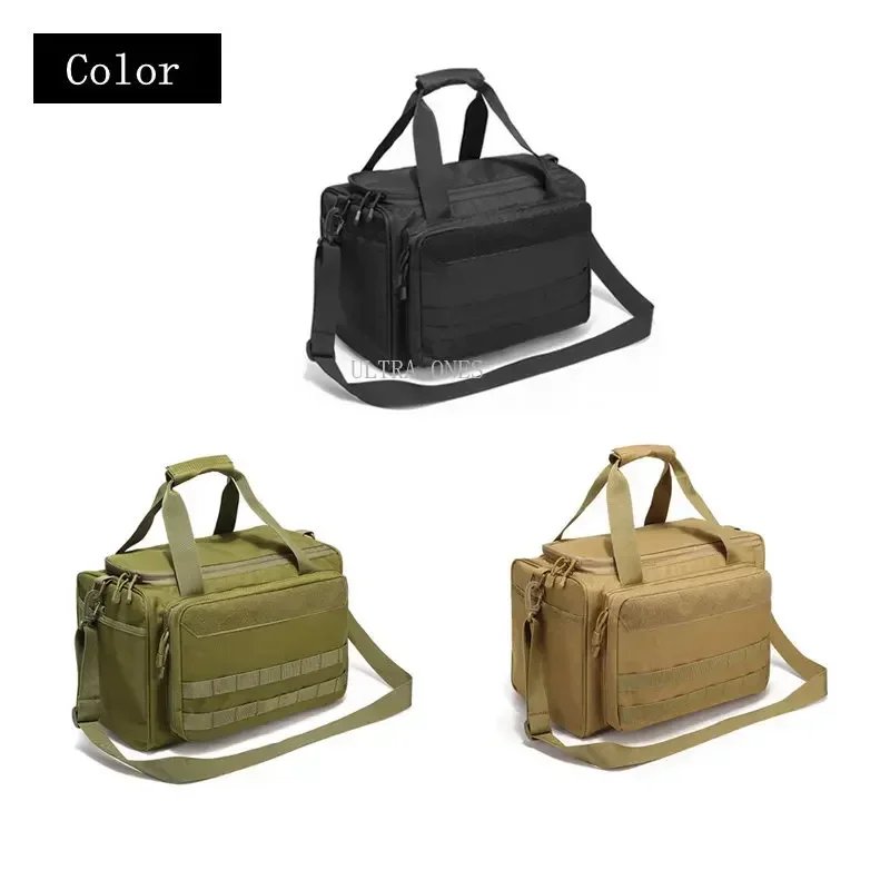 Bolsa de rango táctico para caza al aire libre, entrenamiento de tiro, bolsas para pistola de tiro, juego de guerra Airsoft, bolsos de gran capacidad - imagen 2