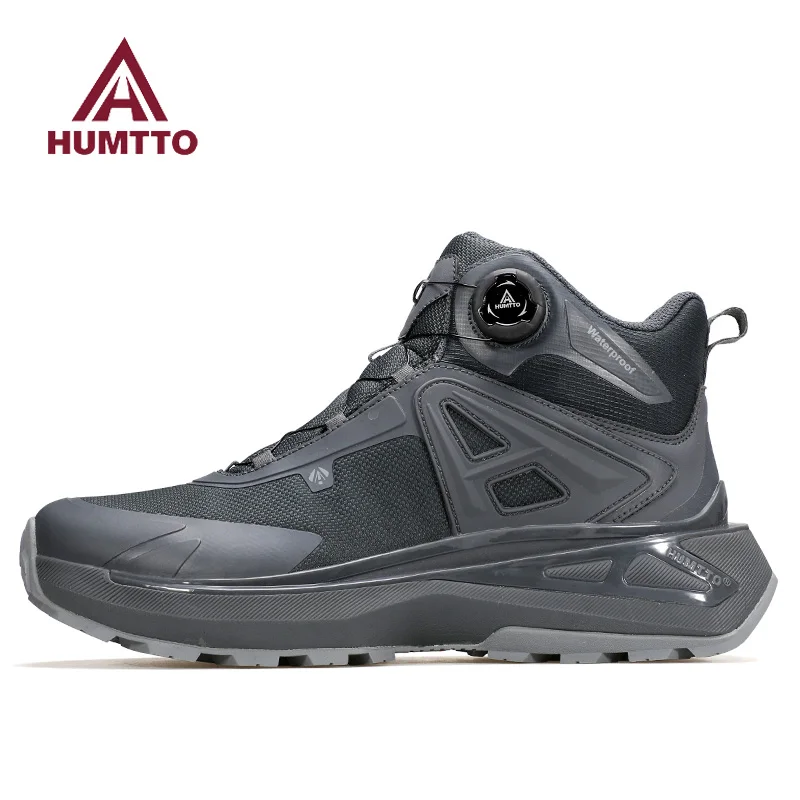 Zapatos de senderismo HUMTTO, botas de trekking para hombre, botas de caza impermeables, tobillo táctico de combate en el desierto, zapatillas de deporte cálidas para caminar y viajar - imagen 3