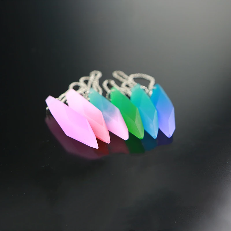 Serie de naturaleza luminosa con cremallera colgante de resina gradiente cielo estrellado océano firmamento bosque puesta de sol mochila brillante decoración de ropa - imagen 5