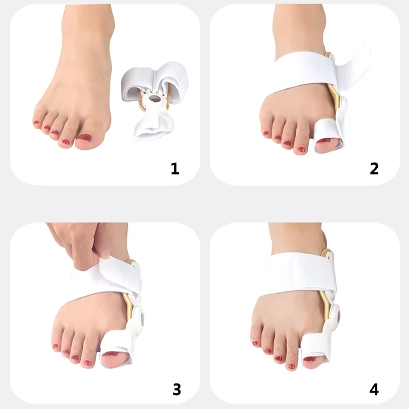 Corrector de Hallux Valgus para juanetes, Corrector de dedos de los pies, separador de dedos, cuidado de los pies, Corrector de juanete Haluksy - imagen 4