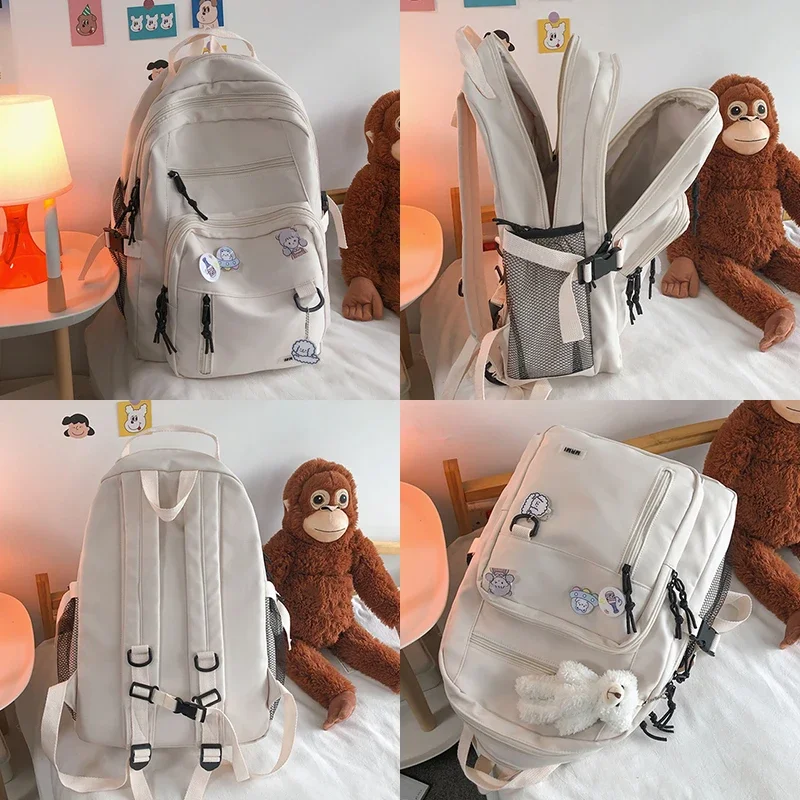 Bolso de ordenador de 15,6 pulgadas, mochila grande para estudiantes, mochila escolar para niñas, mochila de alta capacidad para mujeres - imagen 5