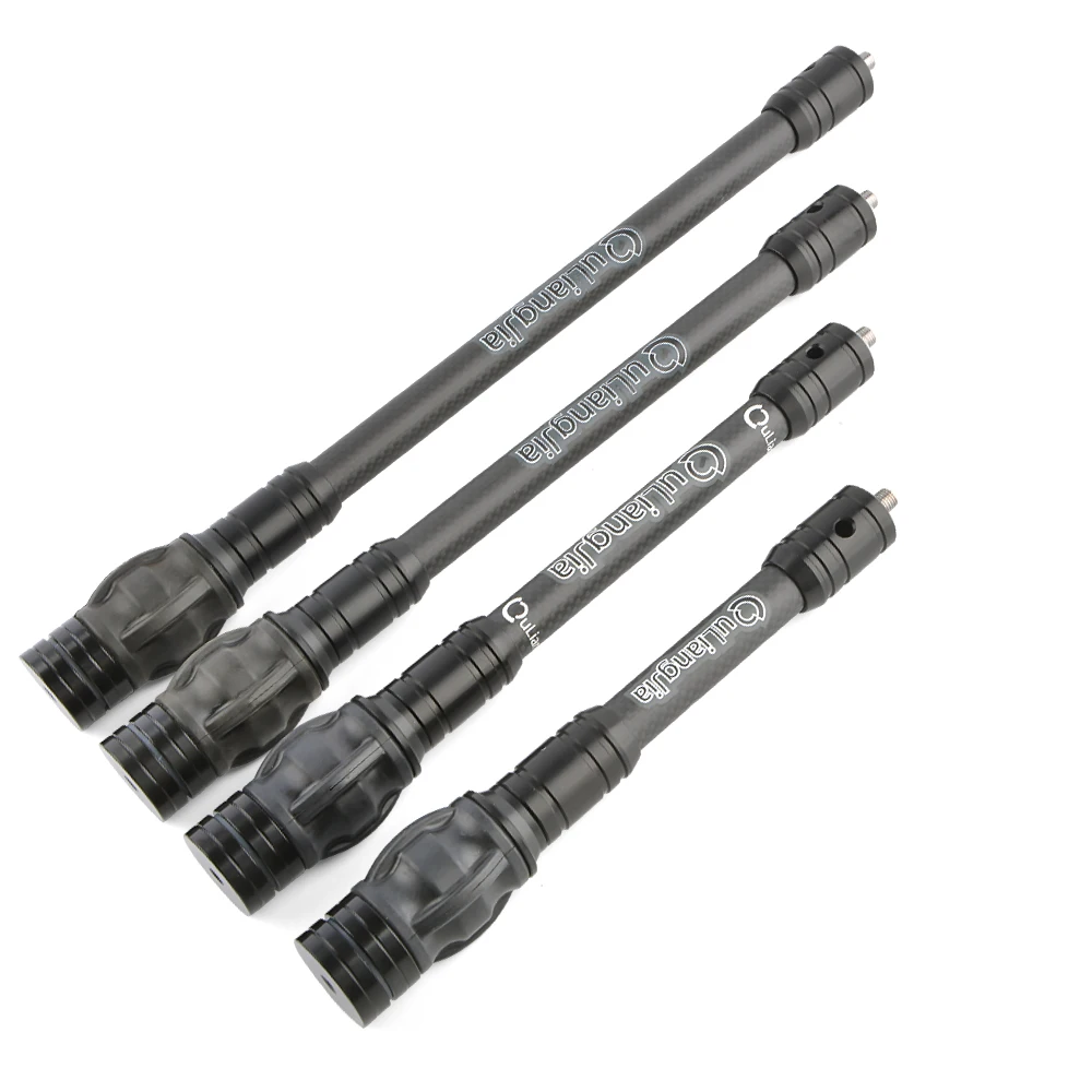 Varilla estabilizadora de arco compuesto de 6/8/10/12 ", barra de equilibrio de carbono para tiro con arco, estructura húmeda, amortiguador, arco, flecha, accesorios de caza - imagen 3