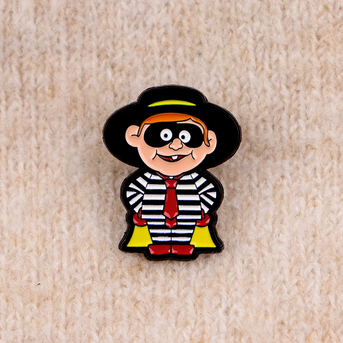 Broche esmaltado ladrón animado – Insignia decorativa para ropa - imagen 5