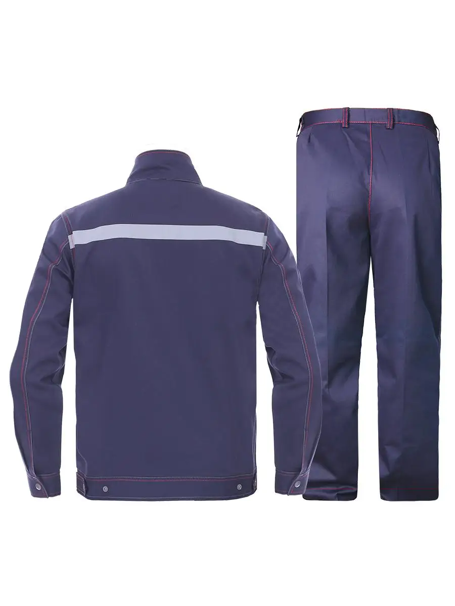 Ropa de trabajo para soldador, traje de algodón ignífugo antiescaldado para hombre, fábrica de acero, flor de fuego, protección laboral de alta temperatura - imagen 4