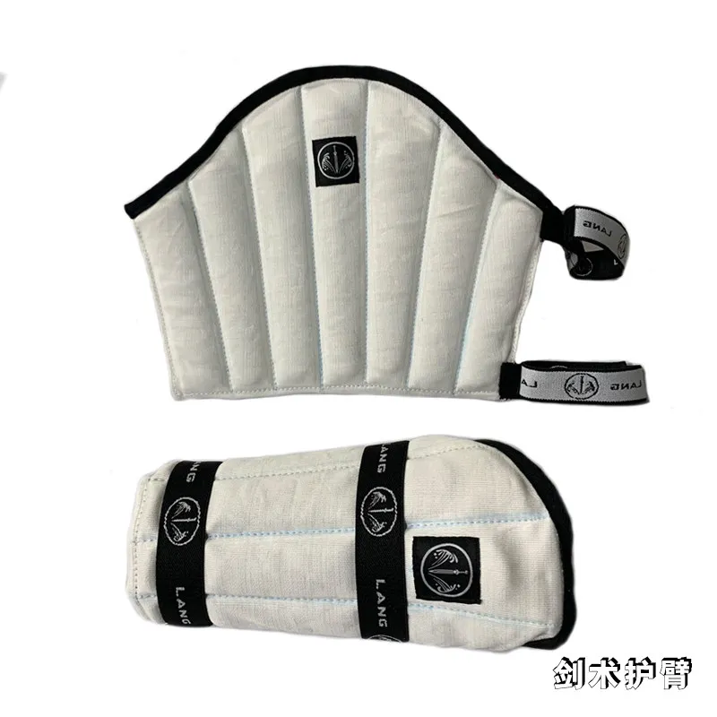 Chaqueta de protección para brazos para practicar espada, protección contra golpes de soldado, protección para brazos, juego de protección para codos - imagen 2