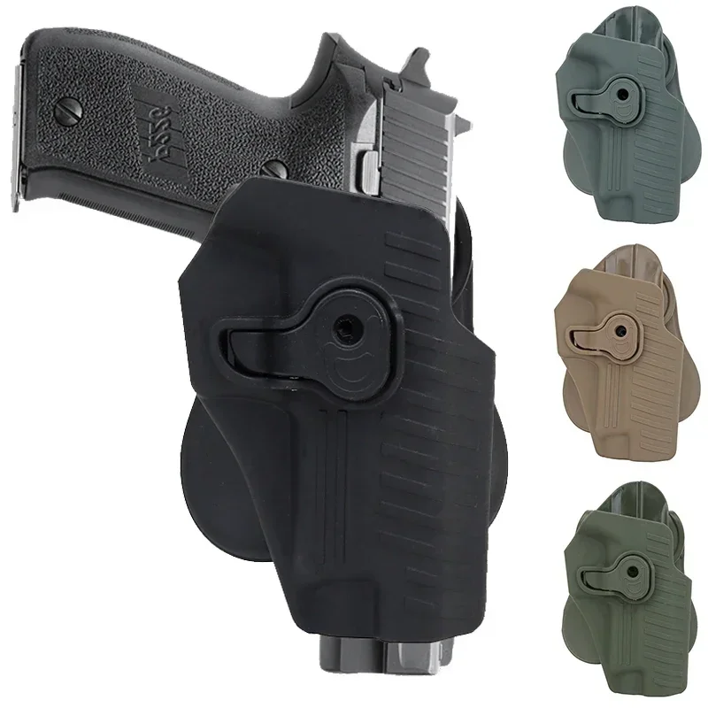 Funda para pistola de cintura con cinturón táctico, funda para pistola P220 P225 P226 P228 P2293 Norinco NP22, funda para pistola de extracción rápida - imagen 2