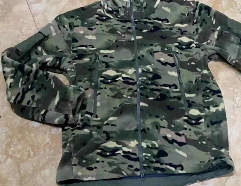 Deportes al aire libre Senderismo largo Senderismo Chaqueta cálida con cremallera de forro polar L3 - imagen 4