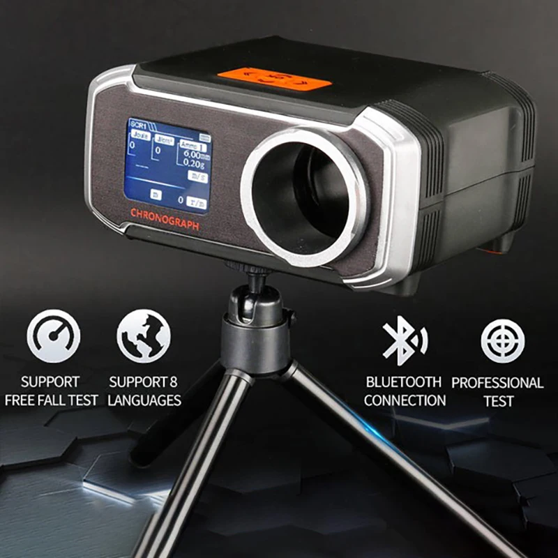 Medidor de velocidad de cronógrafo Compatible con Bluetooth, pantalla LCD de velocidad, instrumentos de medición de velocidad, medidor de velocidad de arco de tirachinas - imagen 5