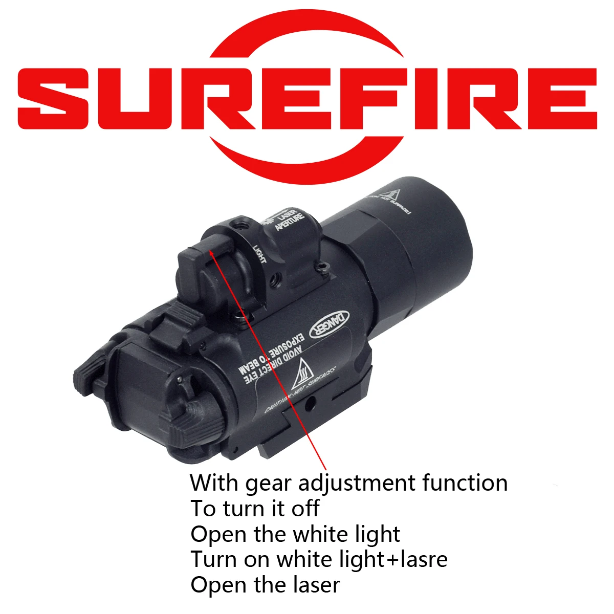 SureFire X300 Ultra – Linterna táctica LED con interruptor remoto - imagen 2