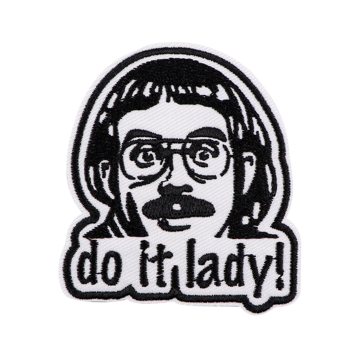 Parche bordado divertido Do It Lady – Termoadhesivo para ropa - imagen 2