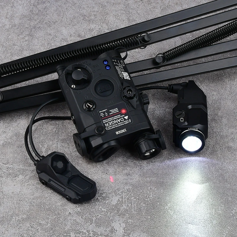 WADSN TR7 M300 M600 X300 X400 PEQ lámpara de pistola AXON SWITCH arma LR1 linterna fuerte LED de caza para GLOCK 17 19 FIT 20MM RAIL - imagen 3