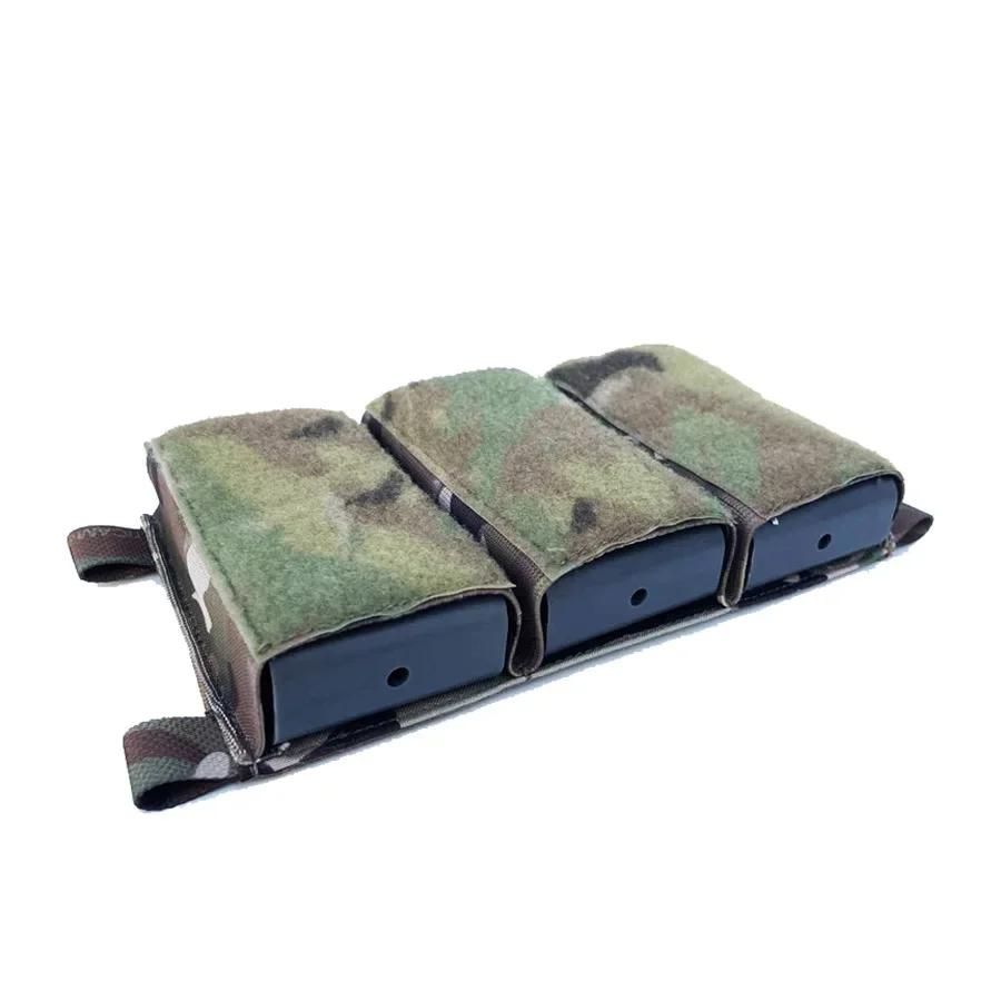 Chaleco táctico LV119 FSCK AVS Triple revista reemplazar bolsa de inserción para Sub Holster 5,56 soporte elástico para revistas - imagen 4