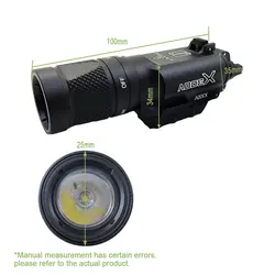 SOTAC X300V Linterna táctica IR blanca e infrarroja riel Picatinny