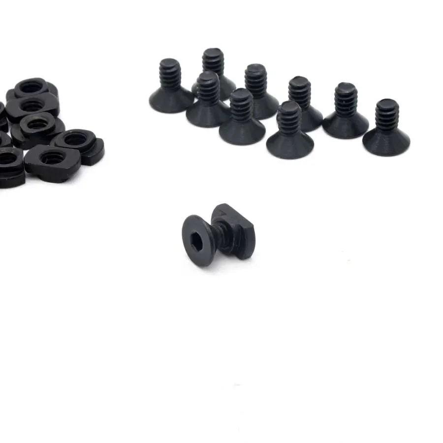 Paquete de 10 tornillos y tuercas M-Lock de repuesto para secciones y llaves de riel - imagen 5