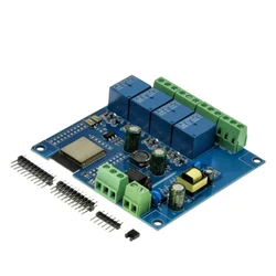 Módulo de relé BLE compatible con WIFI y Bluetooth ESP32 de 1/2/4/8 canales AC90-250V/DC5-30V fuente de alimentación Placa de desarrollo de ESP32-WROOM