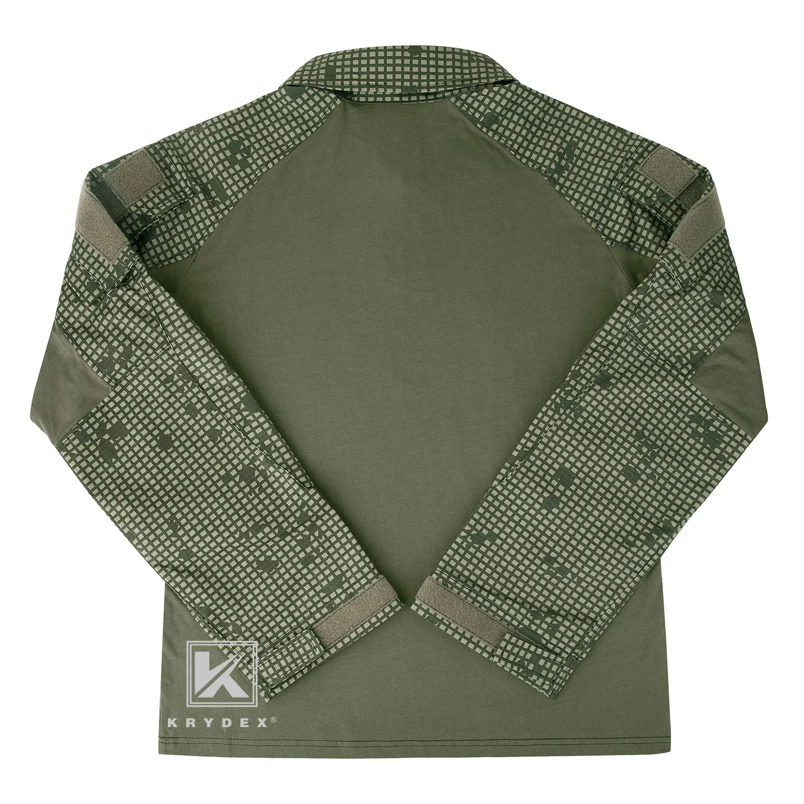 KRYDEX-traje de uniforme de combate de camuflaje, ropa para caza al aire libre, Kit de camisa y pantalones tácticos de camuflaje - imagen 3