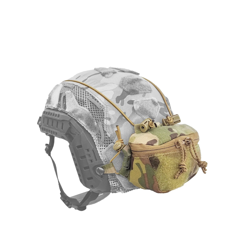 Bolsa trasera Universal para casco estilo SC, bolsa para batería, contrapeso NVG, accesorios tácticos para casco - imagen 3
