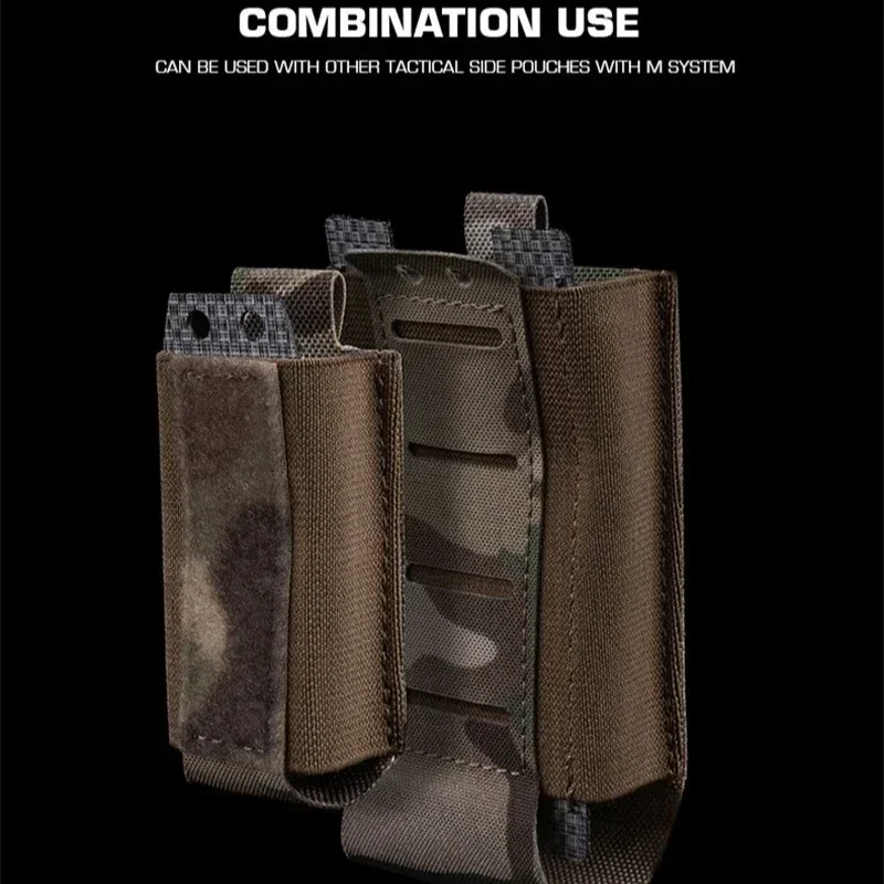 ERQYGRA táctico multifunción 9mm bolsa individual Mag Molle caza revista Paintball accesorios deportes CS equipo de tiro - imagen 4