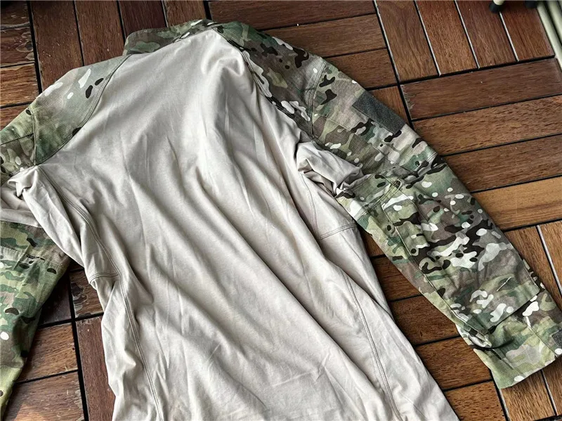 Conjunto de entrenamiento táctico al aire libre MC camuflaje multiterreno L9, traje táctico de rana, pantalones de combate y chaqueta - imagen 4