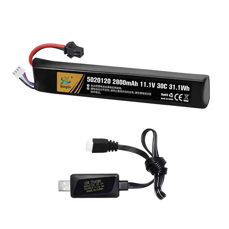 Batería LiPo Airsoft stick para AEG, compatibilidad rifles - imagen 5