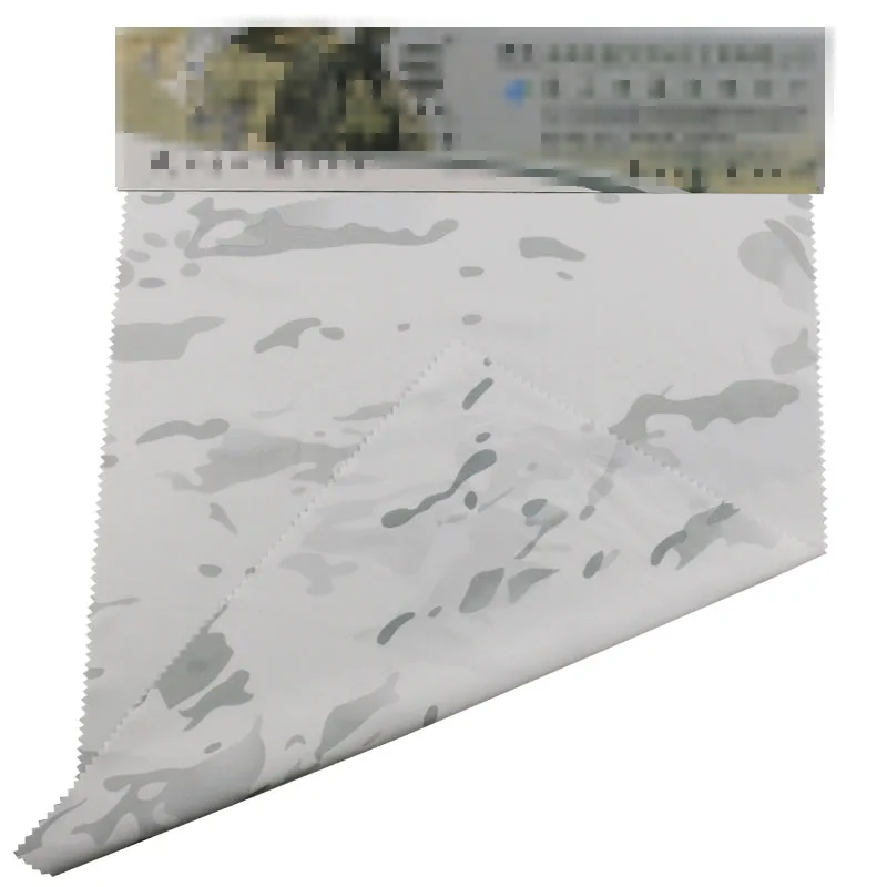 Traje de piel elástica ultrafina de camuflaje de nieve, tela para ropa táctica DIY - imagen 5