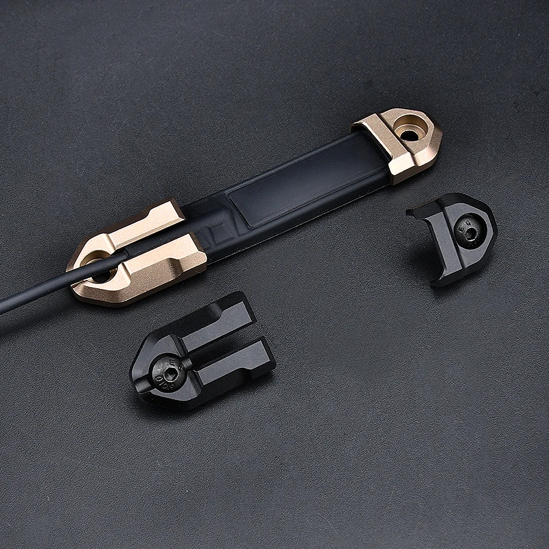 Ranura de fijación de interruptor de presión táctica para DBAL PEQ Surefir M600 M300 linterna táctica interruptor de ajuste Keymod m-lok Picatinny - imagen 4