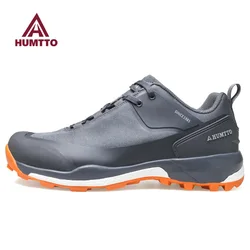 Zapatos de senderismo HUMTTO, zapatillas de trekking para hombre, zapatos informales antideslizantes, botas tácticas ligeras con amortiguación para deportes al aire libre para mujer