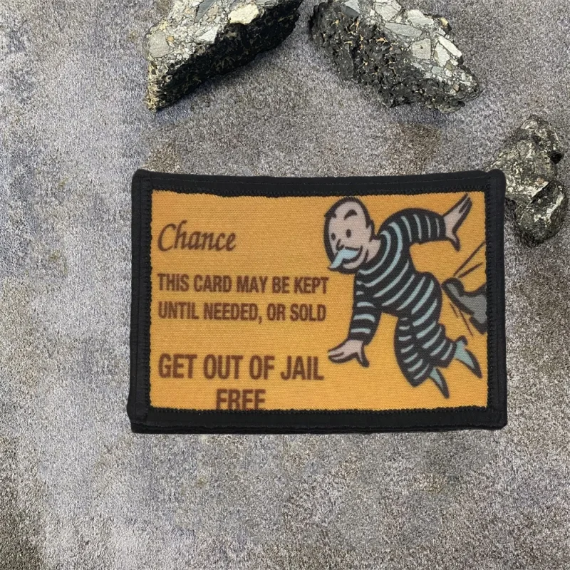 Abrazadera táctica sin cárcel, emblema, insignia de moral, parche, brazalete, gancho militar y bucle, pegatina decorativa para mochila - imagen 5