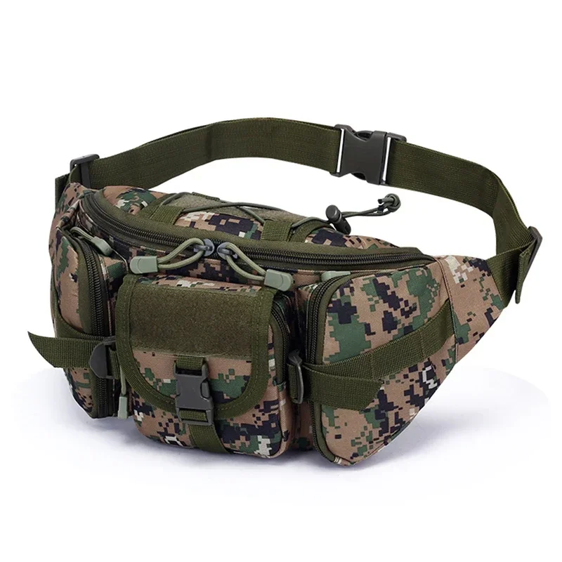 Riñonera táctica impermeable Oxford MOLLE – Bolsa de cintura viaje - imagen 2