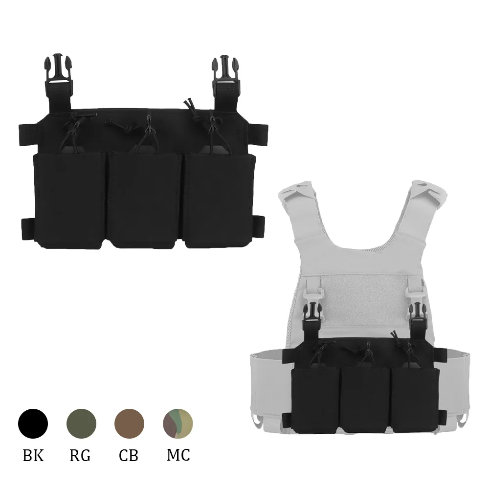El paquete de funciones de chaleco multiusos tres en uno es compatible con varios paquetes de accesorios de revistas 5.56/7.62