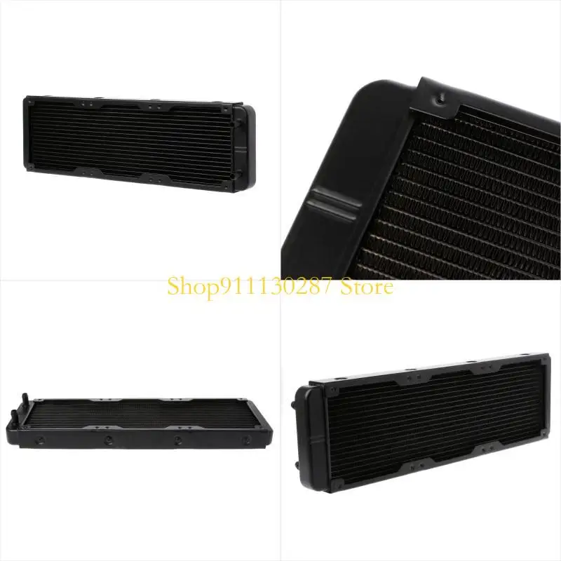 J1HC 360 mm 18 tubo computadora Radiador agua agua G1/4 Disipación calor rosca femenina