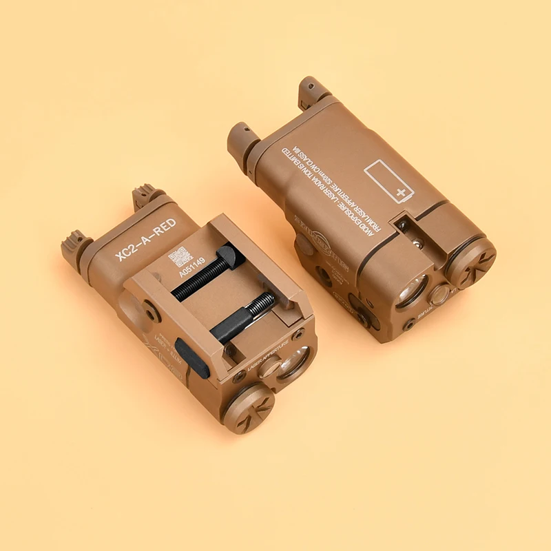 Surefir-linterna táctica XC2 XC1, luz de arma mejorada de Metal Xc2, láser rojo/verde, luz LED blanca para explorador Airsoft Gloc 17 18 19 - imagen 4