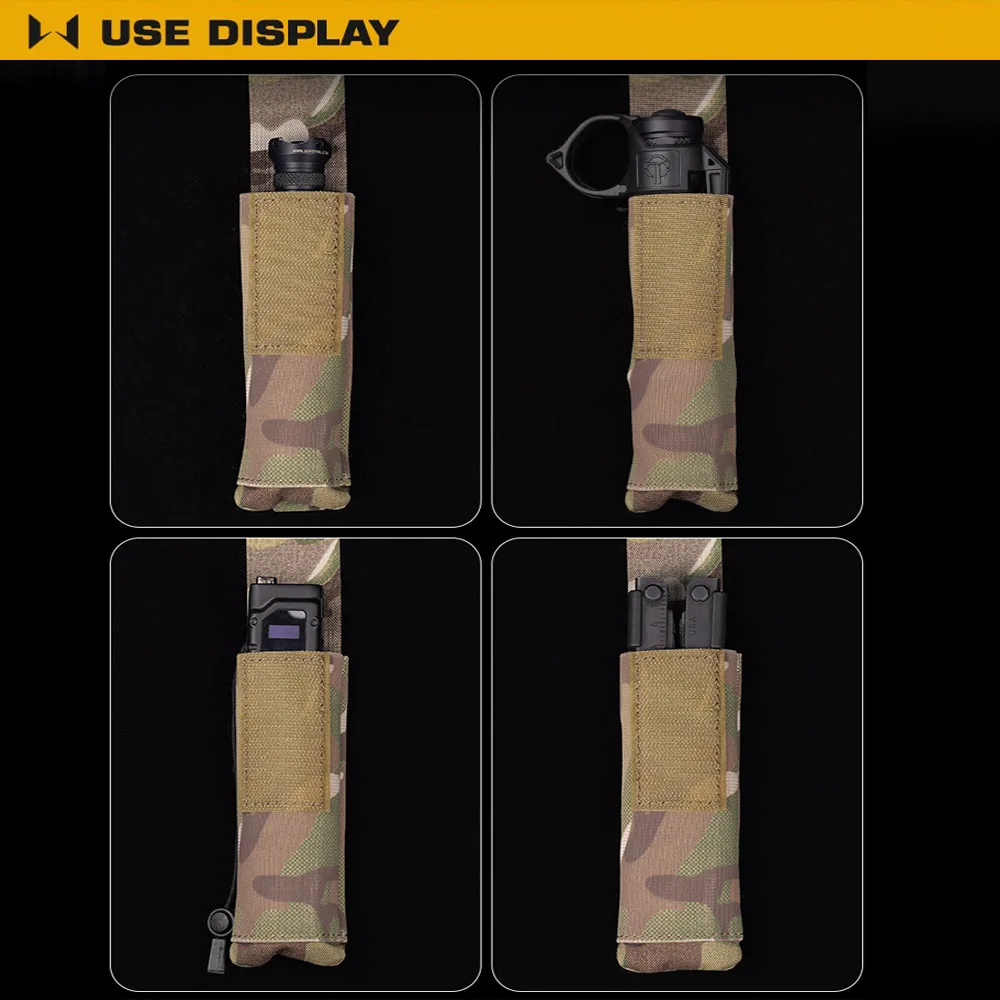 Bolsa médica táctica militar para torniquete de gato, chaleco de caza, cinturón Molle, funda de almacenamiento para linterna, bolsa de herramientas de la patrulla de caballeros - imagen 5