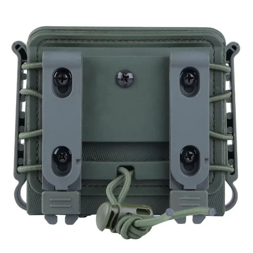 Bolsa MOLLE ajustable para cargadores con clip de munición táctica - imagen 4