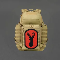 Parche bordado de pistola de caza naranja Deer Hunter, insignia de moral táctica con gancho y bucle, pegatinas para mochila, parches para brazalete para ropa