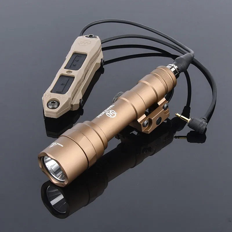 Linterna táctica M300A M600U, accesorios para armas de caza al aire libre, Control Dual, botón trasero de ratón, linterna de explorador - imagen 2